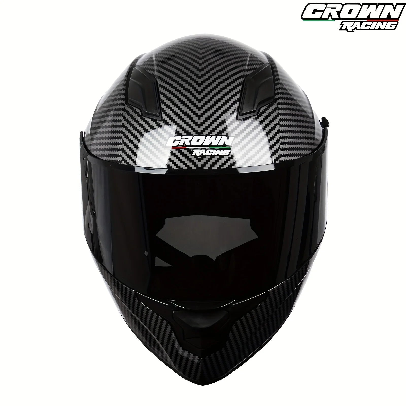 CrownRacing Full Face Motorcycle Helmet – Street & Racing Helmet