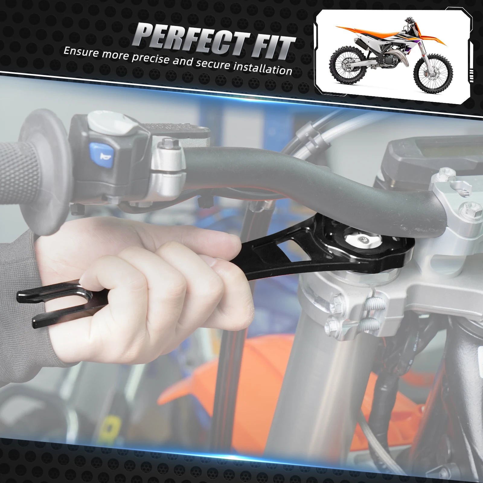 NICECNC 48mm Fork Cap Suspension Tool – WP XACT-USD Closed Cartridge – 7075 Aluminum – KTM / Husqvarna / GasGas 2023–2024 – $39