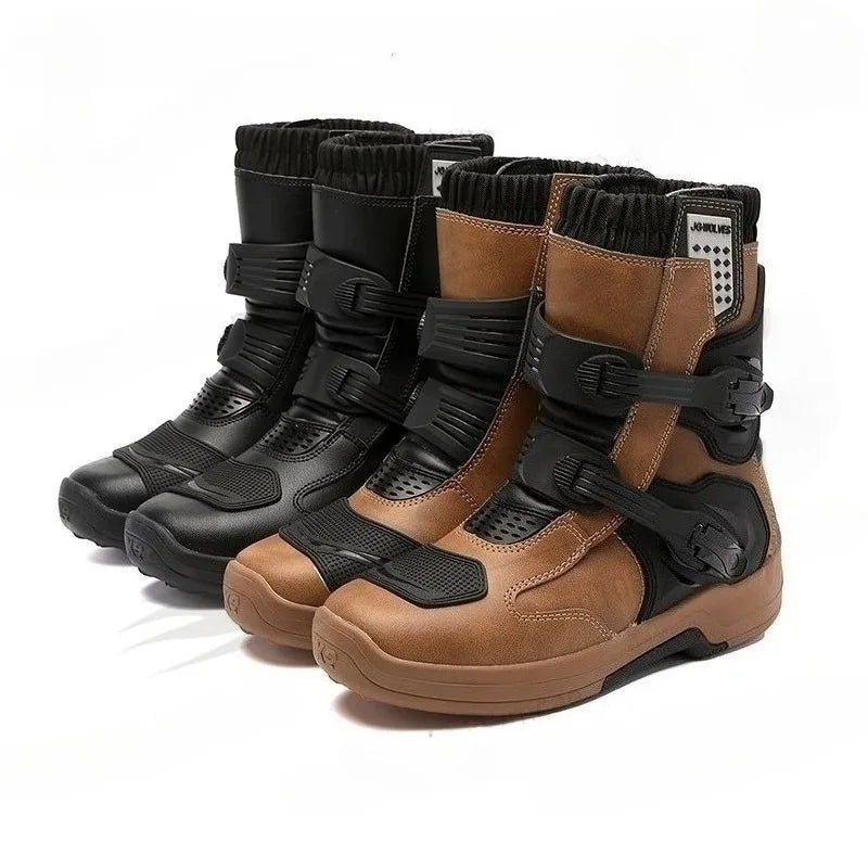 Riding Boots – Waterproof Anti-Slip Off-Road Motorcycle Boots for Outdoor Riding