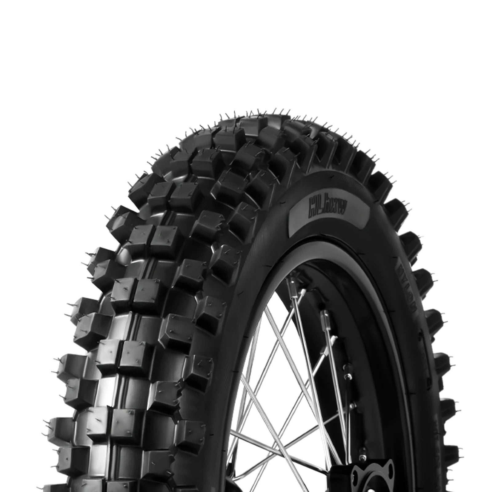 High-Strength 6-Ply Motorcycle Tire – Rubber & Steel Tube-Type Replacement Tire, C Load Range