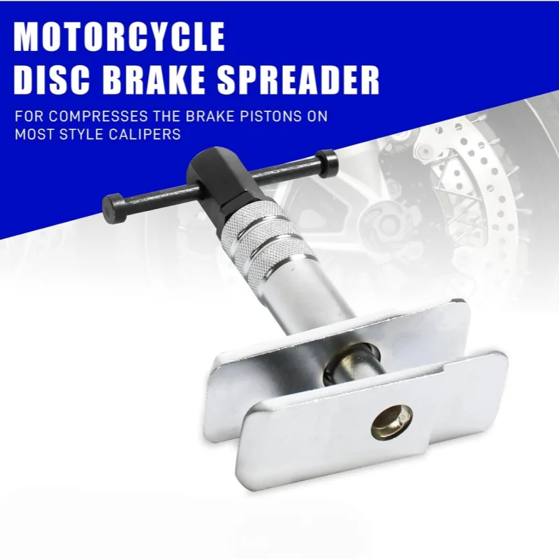 Heavy Duty Motorcycle Brake Caliper Spreader Tool – Brake Pad Tools – Compression Tool for Most Vehicle Brake Discs – Universal – $56