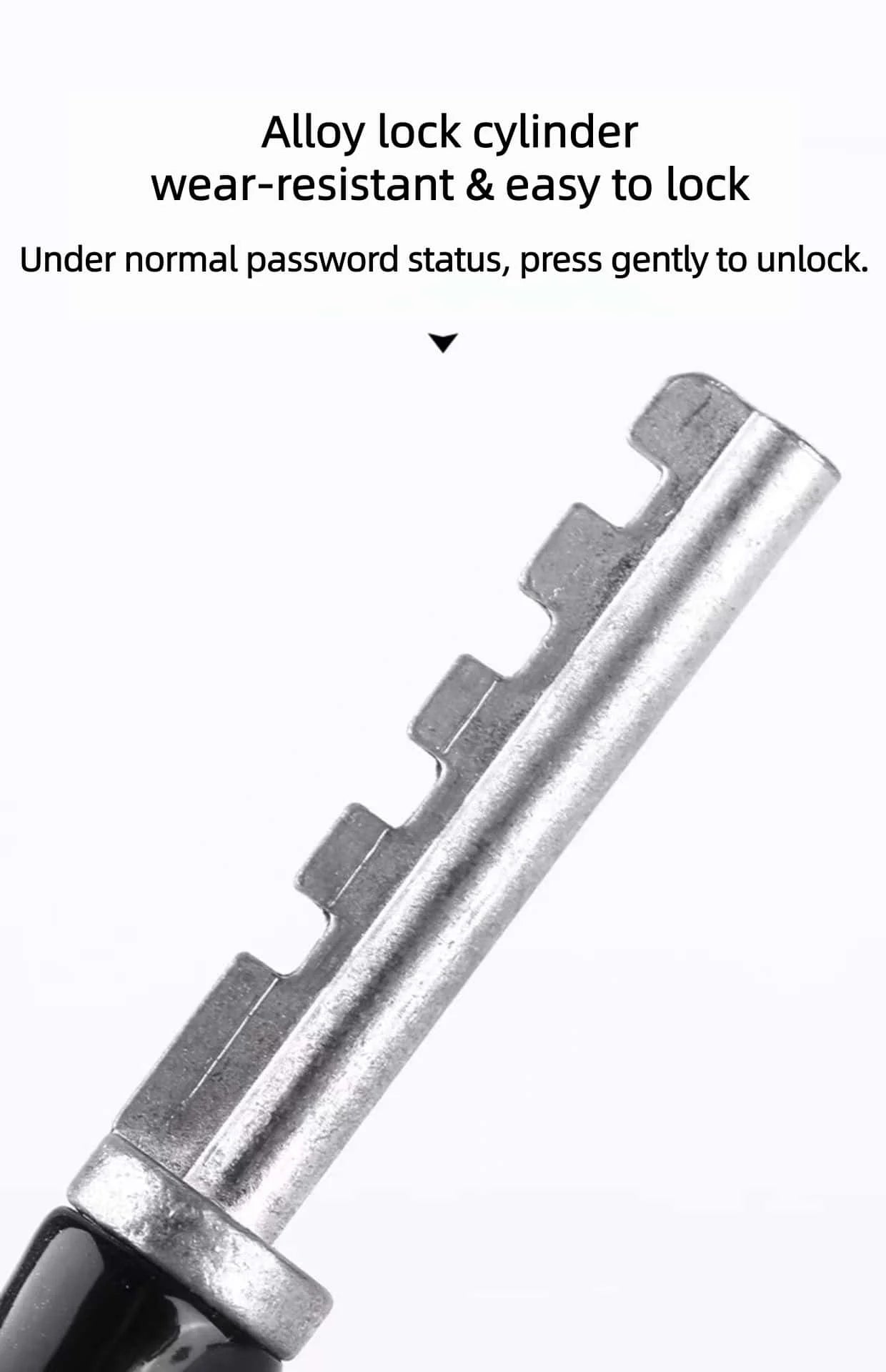Helmet anti-theft combination lock for bicycles bicycle lock motorcycles and mountain bikes - steel cable combination lock