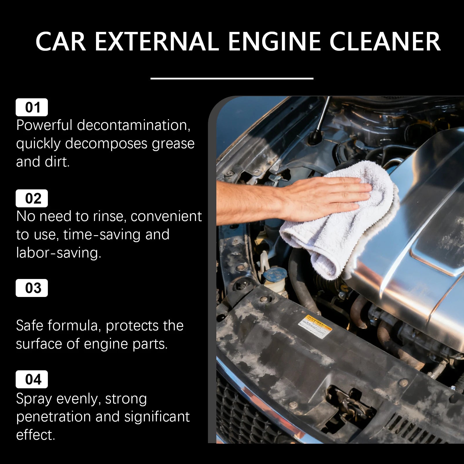 eelhoe No-Rinse Engine Cleaner