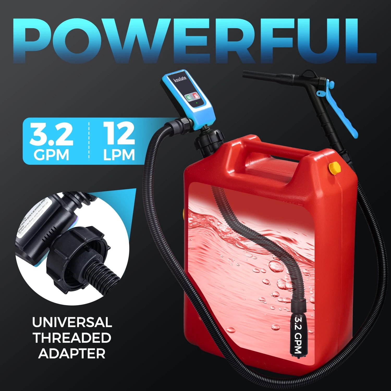 802M 12V Fuel Transfer Pump 3.2GPM