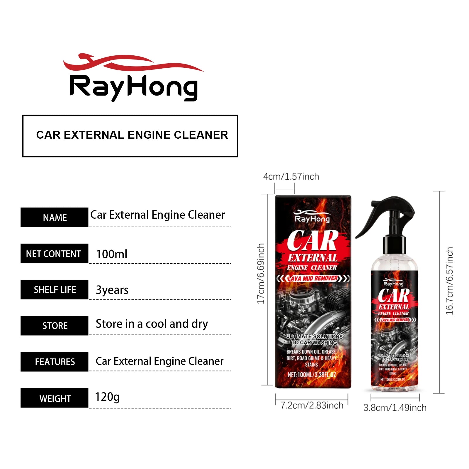 eelhoe No-Rinse Engine Cleaner