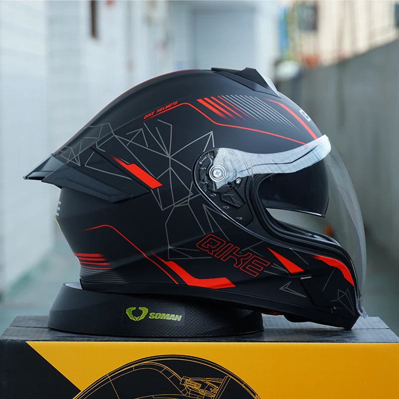 Full Face Motorbike Helmet for Men and Women DOT Approved