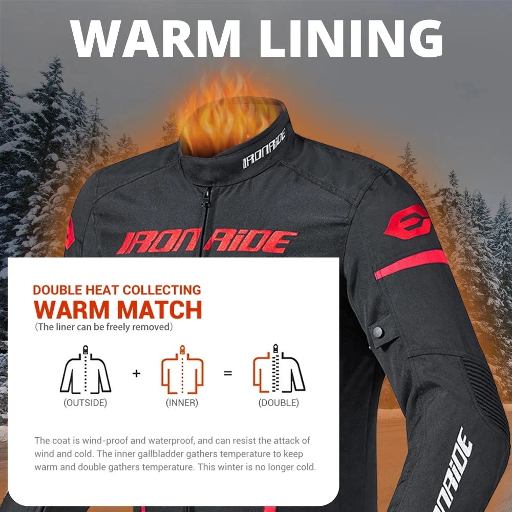 Windproof Cold Weather Motocross Racing Jacket