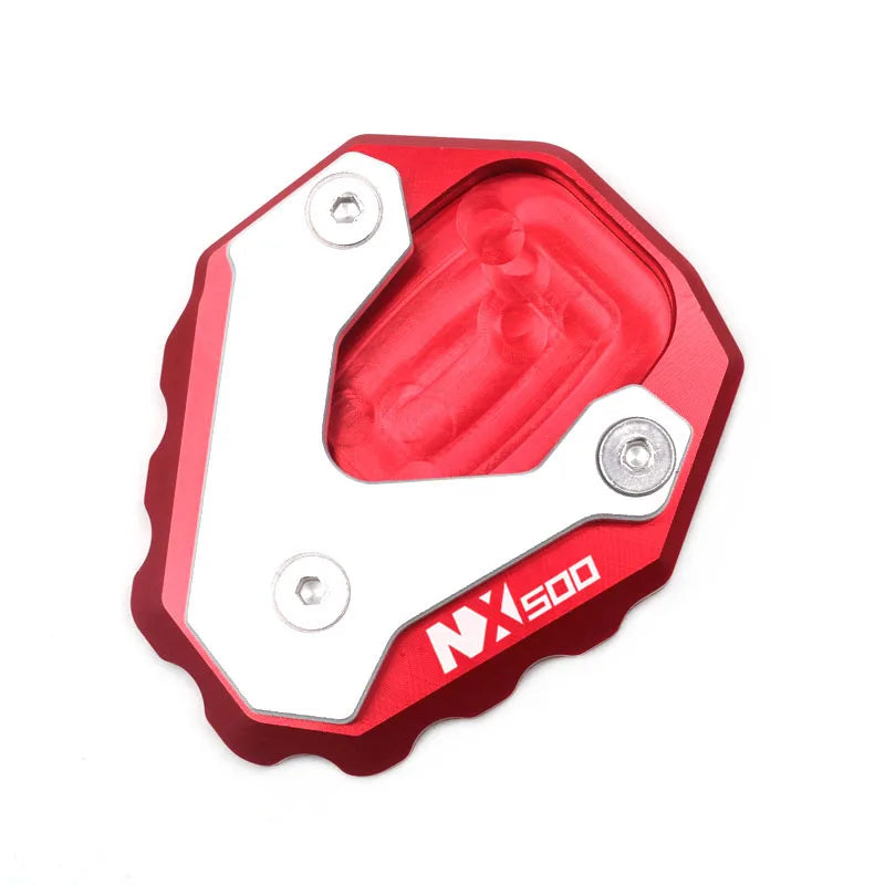 For Honda NX500 NX 500 NX400 NX 400 2024-2025 Motorcycle CNC Kickstand Foot Side Stand Extension Pad Support Plate – YOLENSE CNC Aluminum Gold Red Black Titanium Blue NX500 NX400