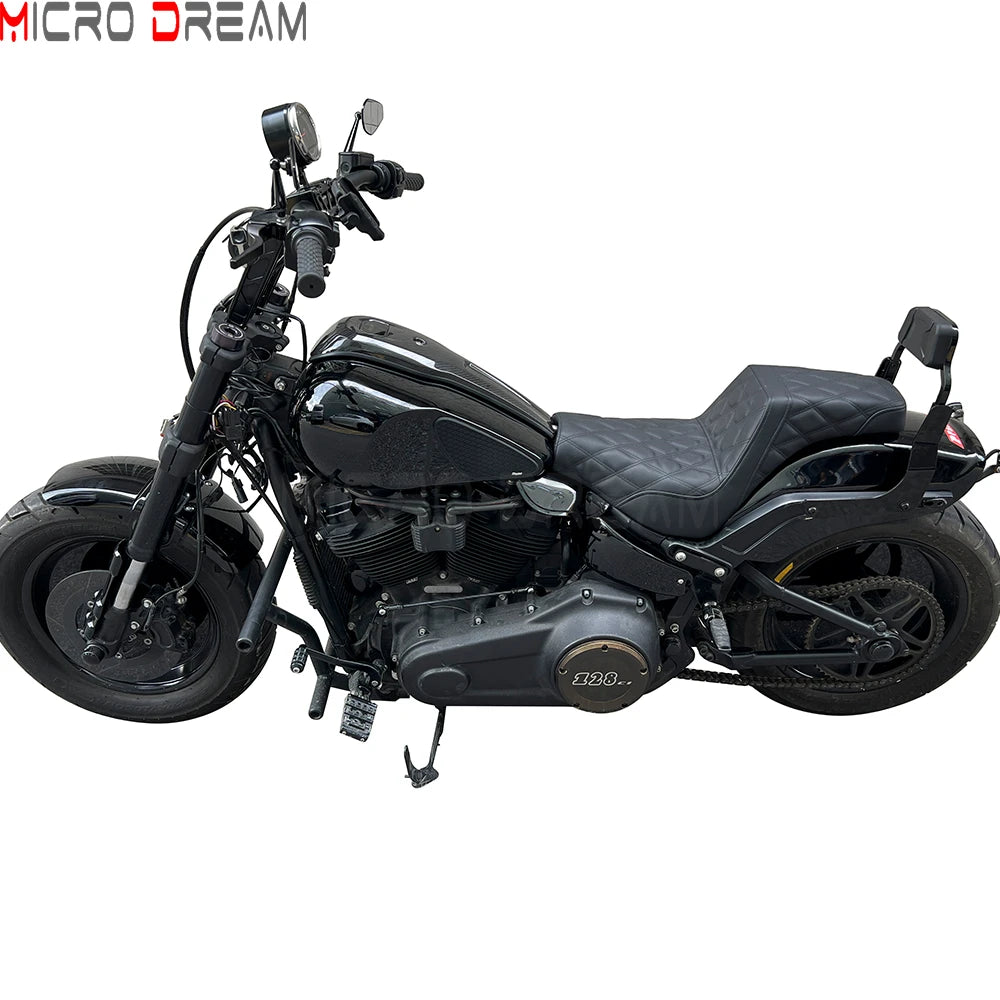 For Harley Softail Fat Bob FXFB 2018-2019 FXFBS 2018-2025 Club Style Motorcycle Sissy Bar Passenger Backrest PU Pad BackRest Kit