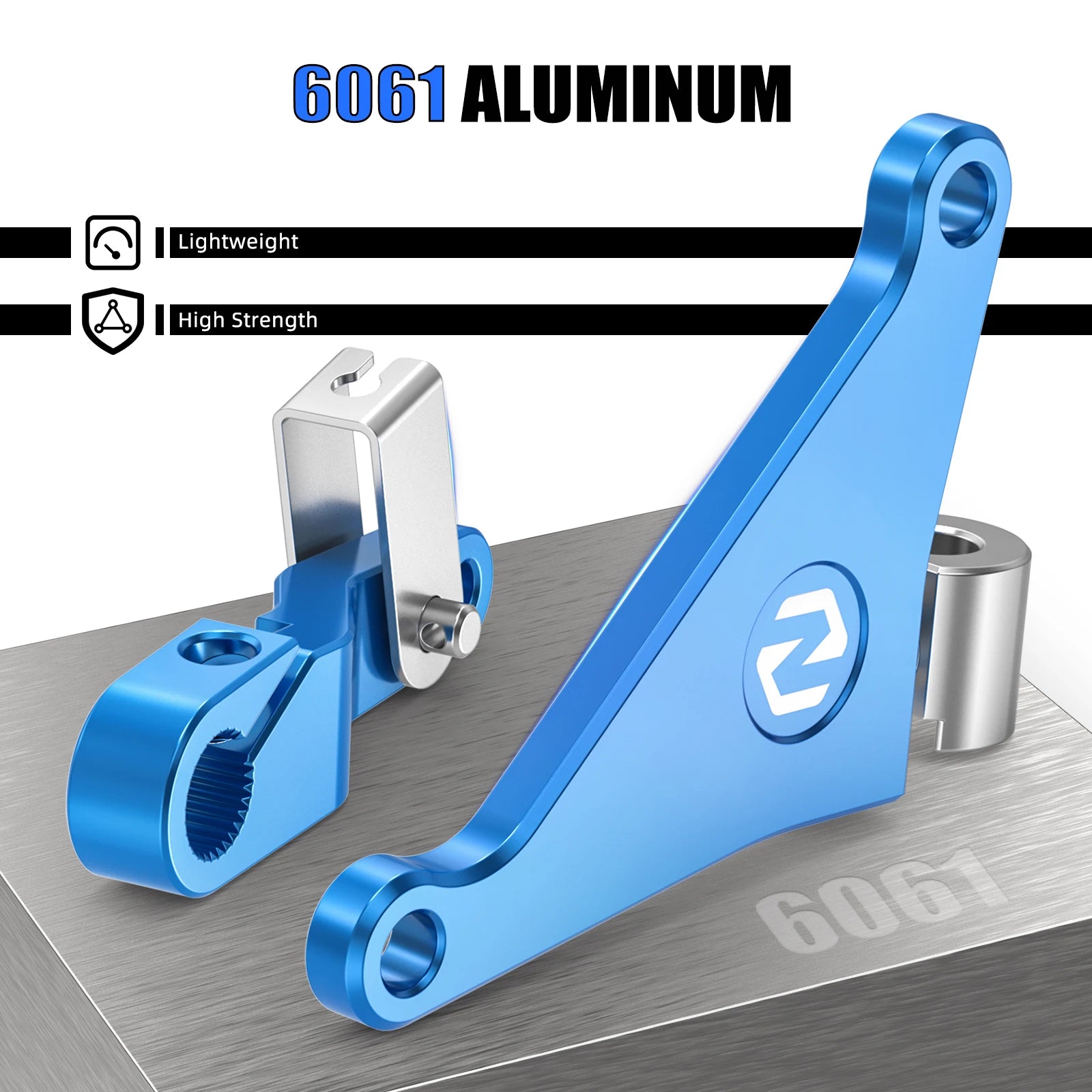 Yamaha Ténéré 700 / XTZ700 2019–2024 / XSR700 / MT-07 NICECNC Shorty Brake Clutch Lever & Clutch Arm – CNC 6061-T6 Aluminum – Blue / Black – $44–$167