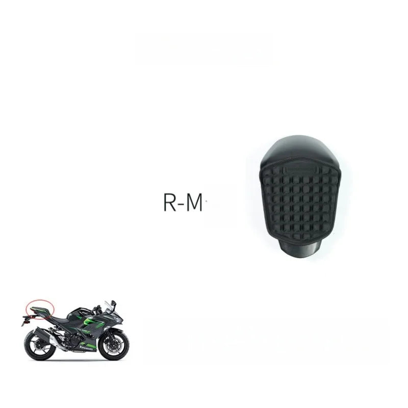 Black Comfort Gel Motorcycle Seat Pad Breathable Universal Shock Absorbing Cushion Bike Seat Cover for Advanced Mountain Riding