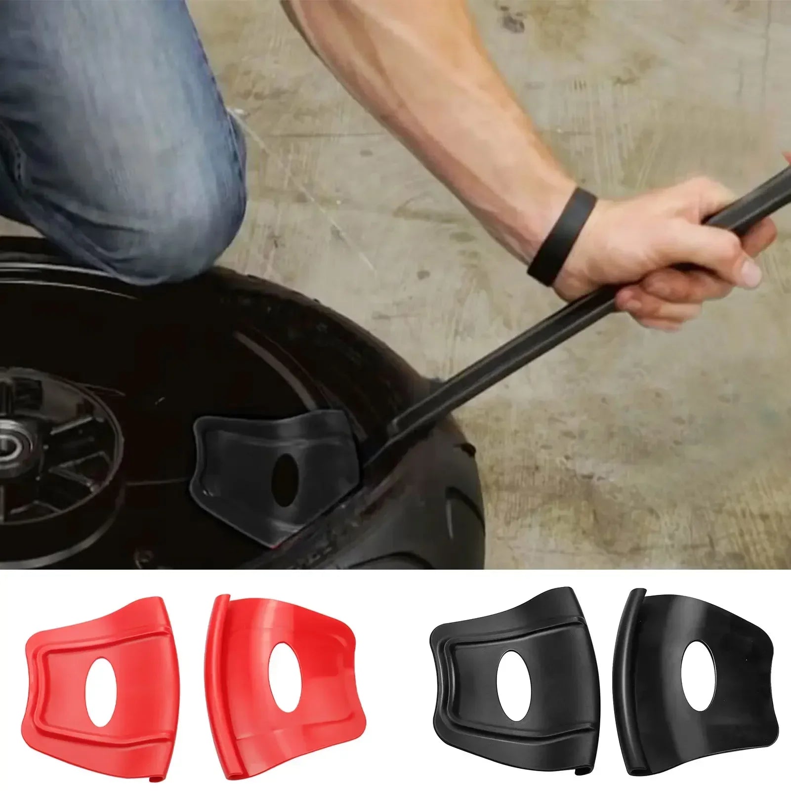 ABS Rim Protector & Tire Iron Lever – Motorcycle ATV Four-Wheel – 1pc / 1pair / 3pcs / Set A / Set B – $20