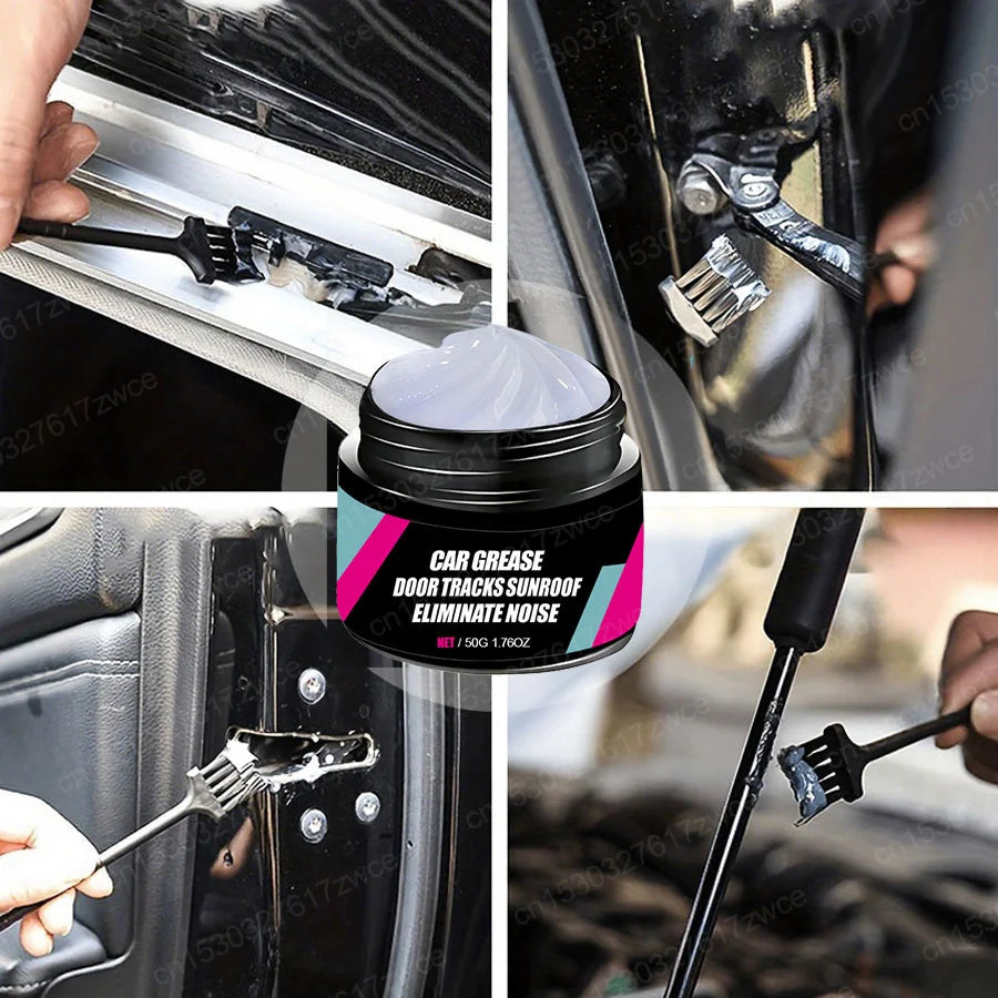 White Multipurpose Grease Lubricant – Car Door Hinge Sunroof Track Gear Bearing – Anti-Noise Anti-Rust Anti-Wear – 50g / 100g / 200g – $15