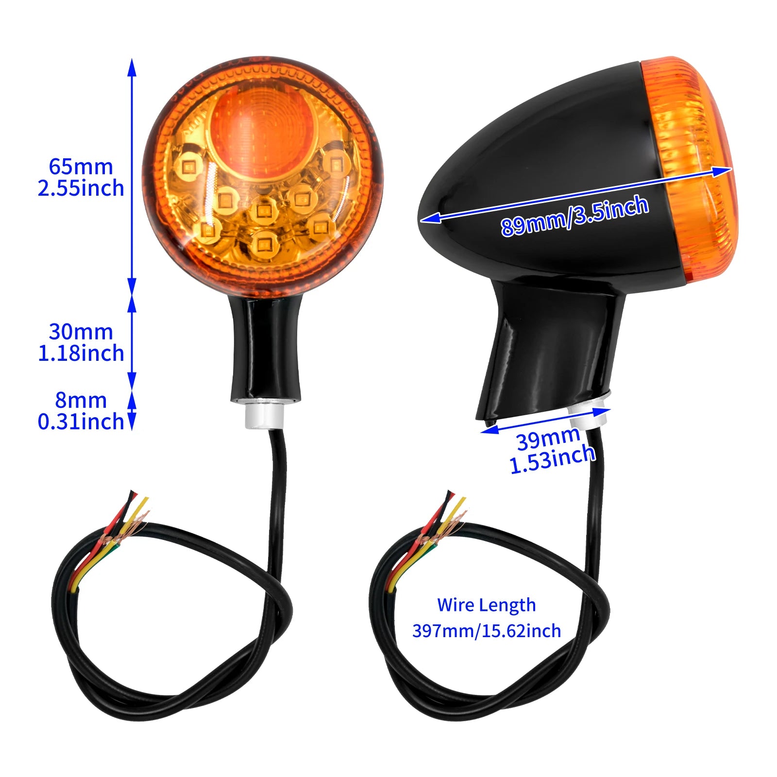 LED Turn Signal Bulbs – Rear LED Indicator Light for Harley Sportster