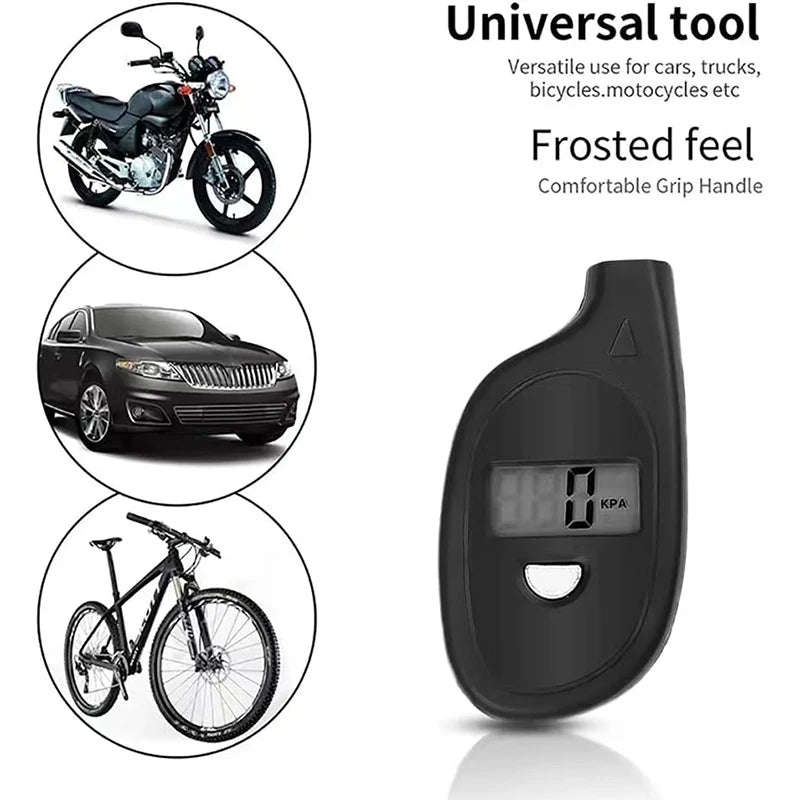 Digital Tire Pressure Gauge – LCD Display Tire Pressure Tester with Safety Alarm