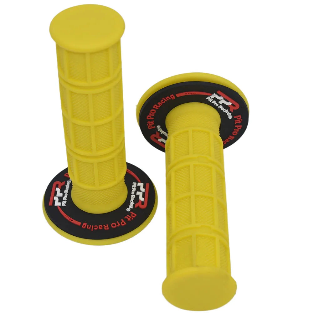 Pit Pro Racing Dirt Bike Handlebar Grips Colourful Soft Rubber Left 22mm Right 24mm Universal Anti-Slip Racing Grips for Pit Bike Motocross ATV Motorcycle – 21 Colors Ships from US/AU/DE (1 Pair)