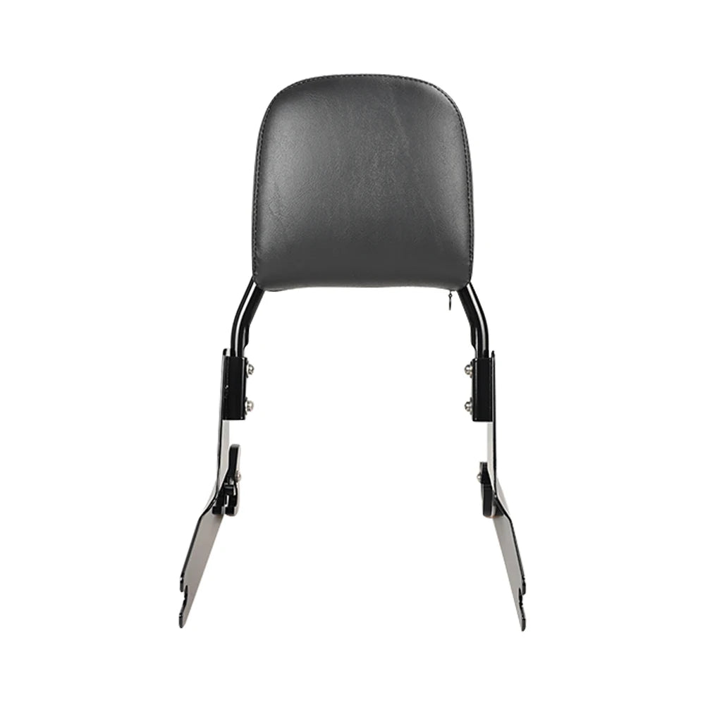 Motorcycle Rear Passenger Detachable Sissy Bar Backrest With Cushion Pad Fit For Harley Softail Heritage Classic 2000 - 2017