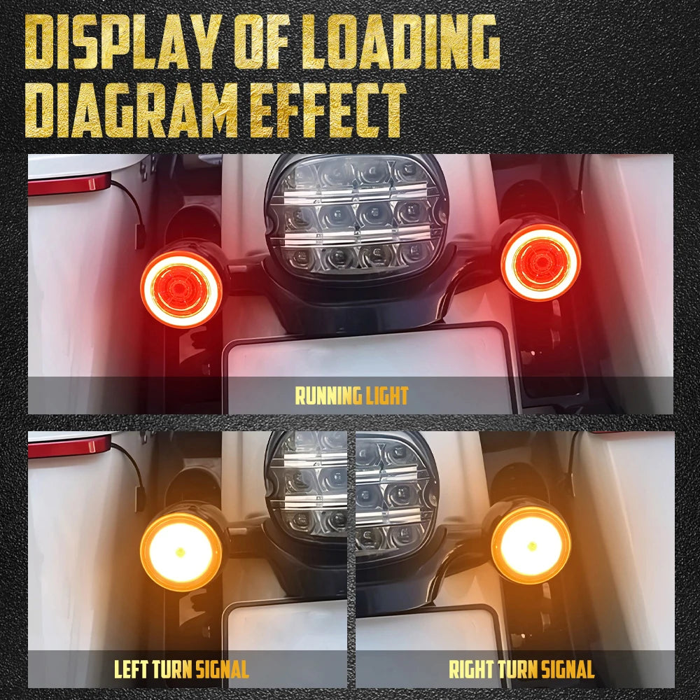 LED Turn Signal Bulbs – 1157 LED Indicator Light for Harley-Davidson