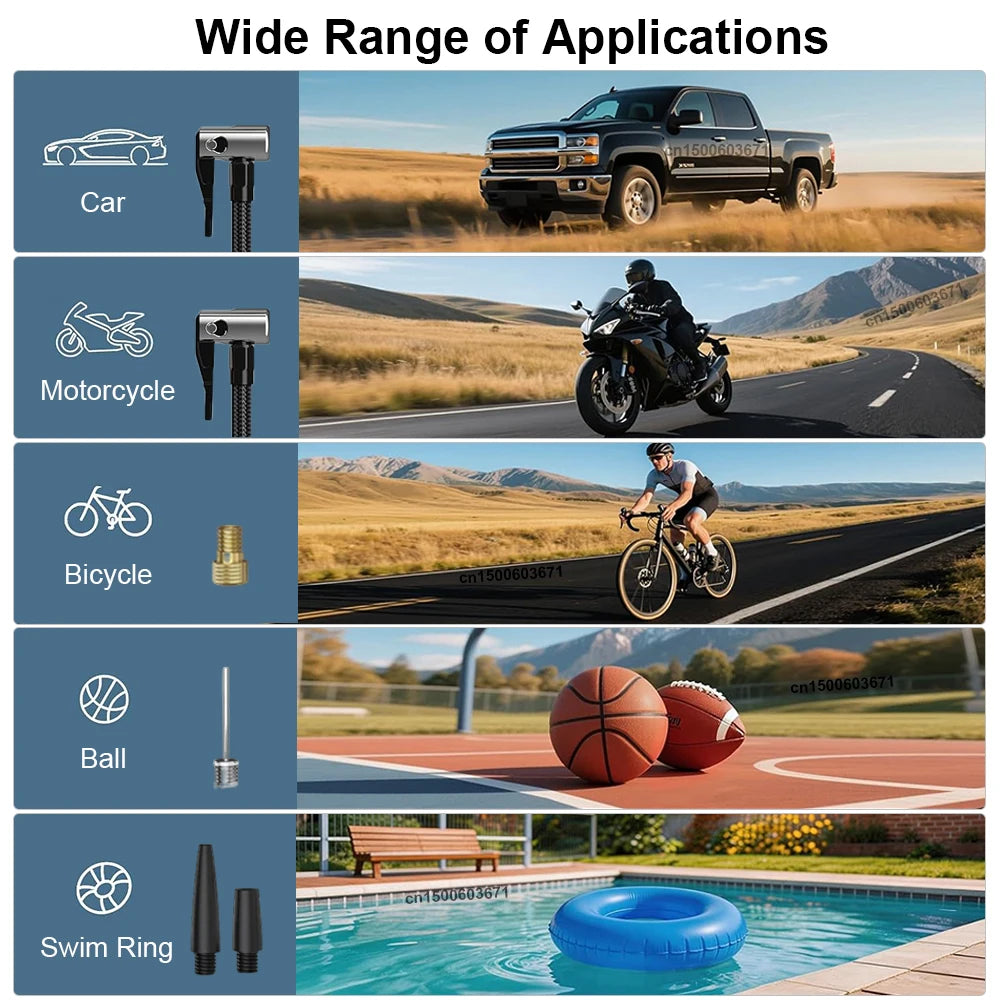 Portable Air Compressor – Mini Digital Tire Inflator