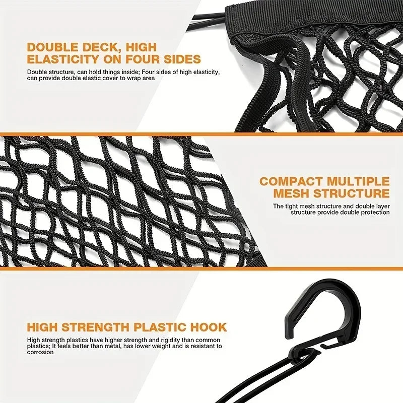 Cargo Net – High Elastic Double Layer Motorcycle Bungee Net