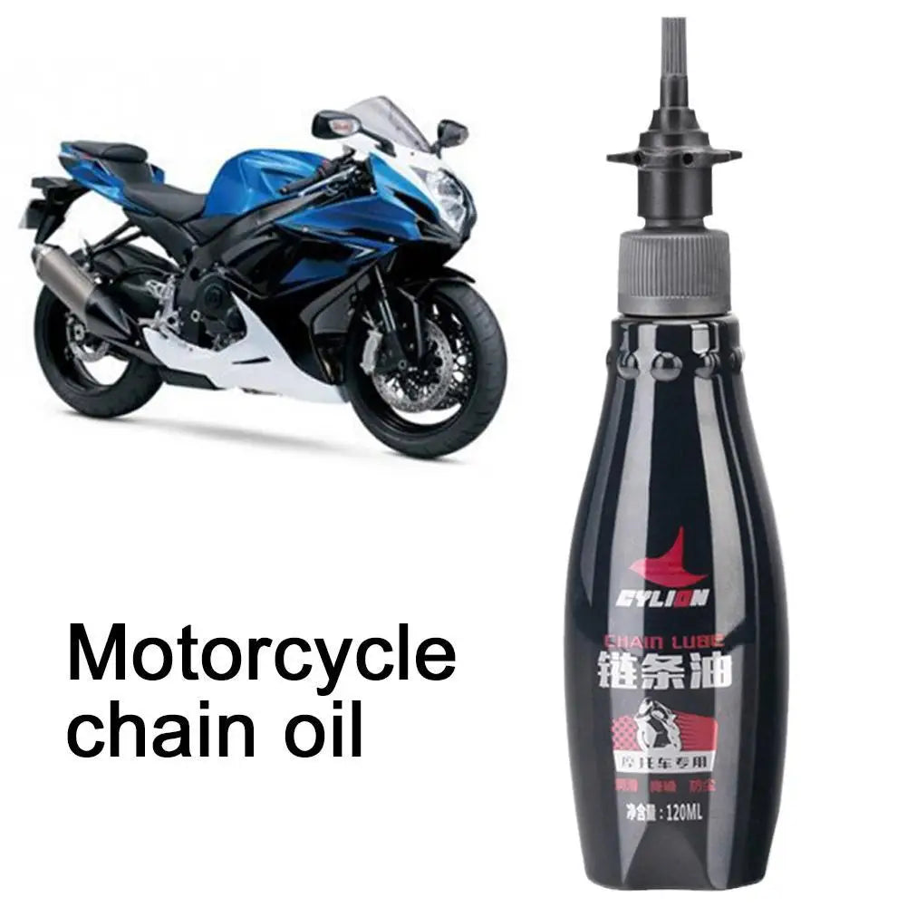 Motorcycle Chain Lubricant Oil 120ml – Anti-Rust Anti-Wear Dust-Proof High-Temp – On-Road & Off-Road – 1 / 2 / 3 / 4 / 5 / 10 Bottle Bundles – $25–128