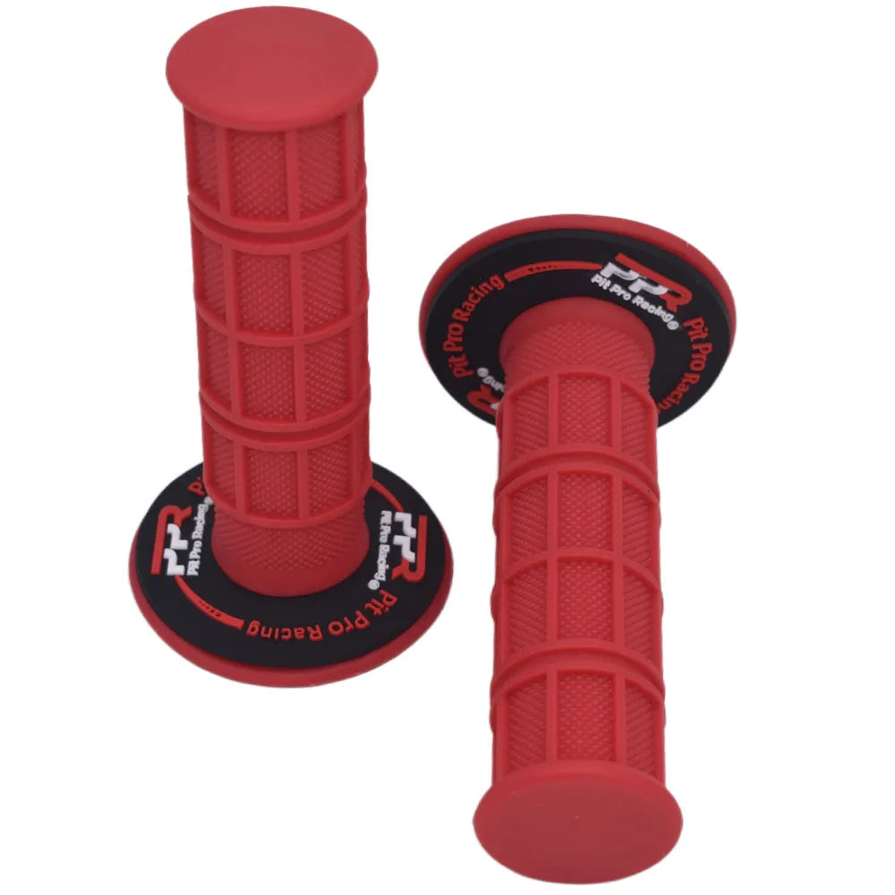 Pit Pro Racing Dirt Bike Handlebar Grips Colourful Soft Rubber Left 22mm Right 24mm Universal Anti-Slip Racing Grips for Pit Bike Motocross ATV Motorcycle – 21 Colors Ships from US/AU/DE (1 Pair)