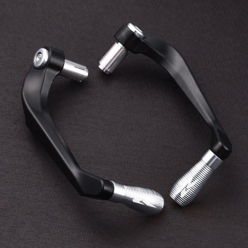 Suzuki GSXR 125/150/250/600/750/1000 / GSR 750/600/400 CNC Aluminum Brake & Clutch Lever Hand Guard Protector – R Logo – 7 Colors – 1 Pair – $20
