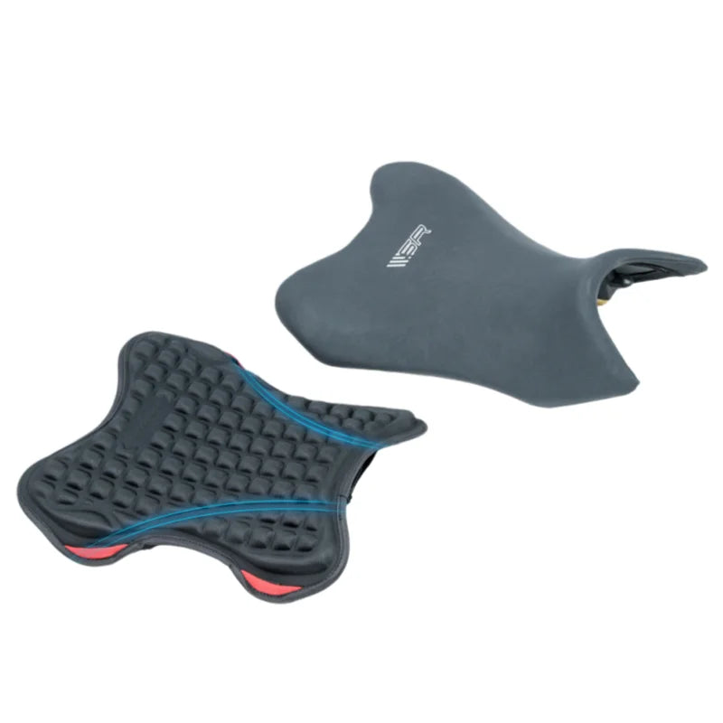 Black Comfort Gel Motorcycle Seat Pad Breathable Universal Shock Absorbing Cushion Bike Seat Cover for Advanced Mountain Riding