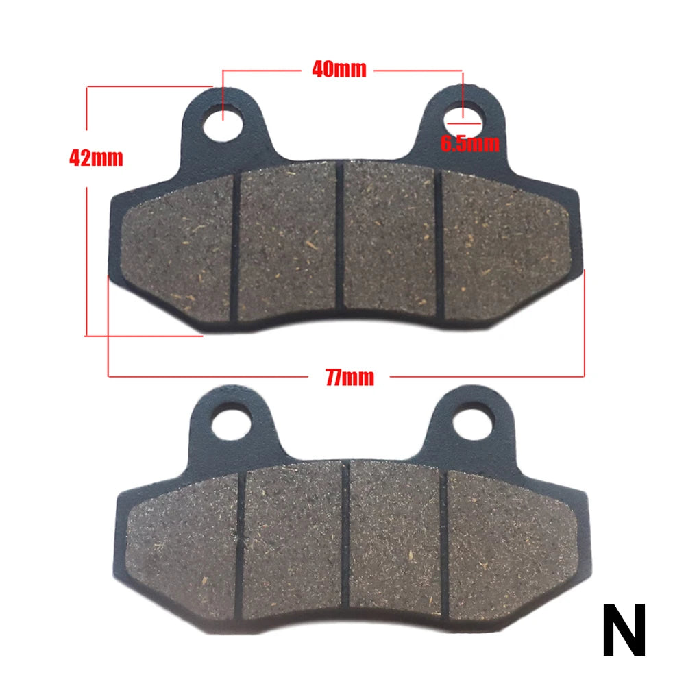 Motorcycle Brake Pads 50cc–250cc – Brake Pad Tools – ATV Quad Go Kart Chinese Dirt Pit Bike Scooter Hydraulic Front / Rear – Metal – 1 Pair – $15