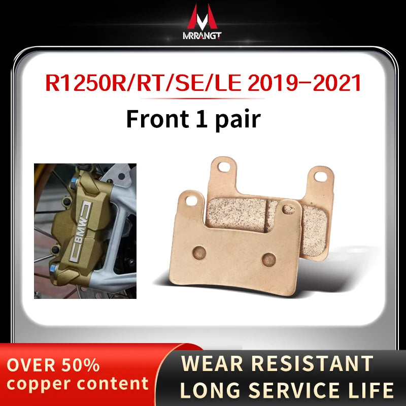 Sintered Metal Brake Pads for BMW R1200GS R1200RT R1250R R1250RT R1250SE R1250LE R1250GS ADV – Brake Pad Tools – Front / Rear – from $18