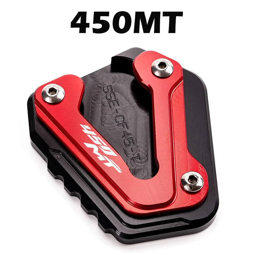 For CFMOTO 450MT 800MT 800MT-X MT450 MT800 MT 450 800 MTX 800MTX Motorcycle Accessories Kickstand Pad Side Stand Foot Extension – MOWOK CNC Aluminum Anodized Gold Blue Grey Red Sky Blue Black