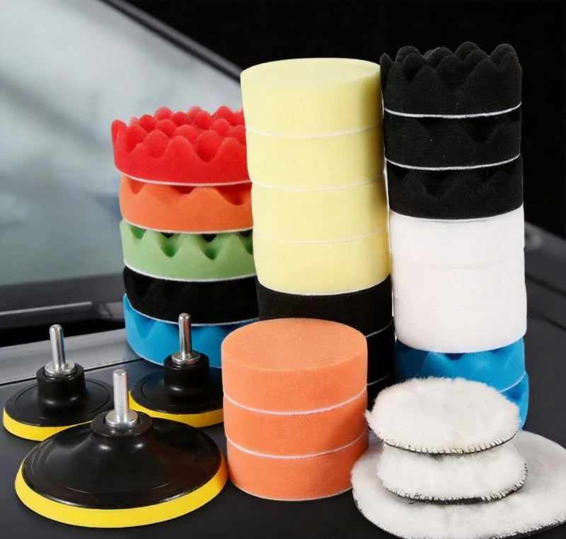 Car Polishing Sponge Pads Kit - 11pcs