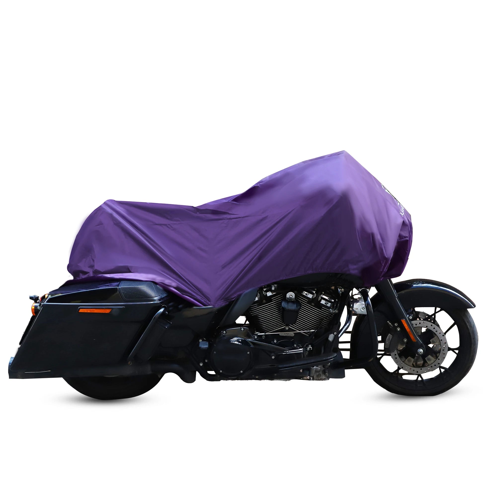 X Autohaux 210T Half Motorcycle Cover Travel Waterproof Outdoor Dustproof Rain Dust Anti UV Motor Scooter Protector Cover M L XL – 210T Polyester PU Silver Adjustable Elastic Band with Carry Bag