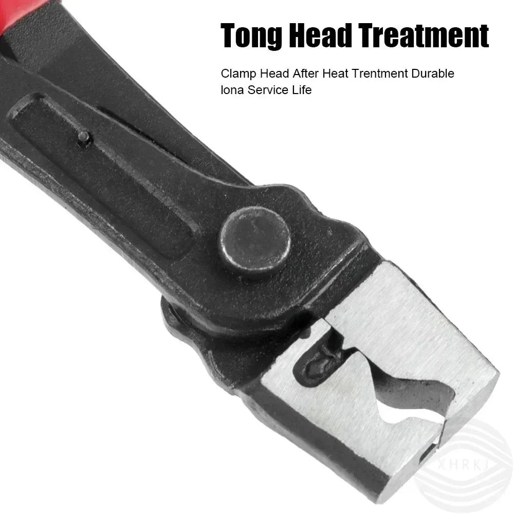 Car Oil Hose Crimping and Pinch Pliers – Brake Line Tools – Fuel Line Water Pipe Brake Line and Radiator Hose Clamp Tool for Car and Motorcycle – Red – $16