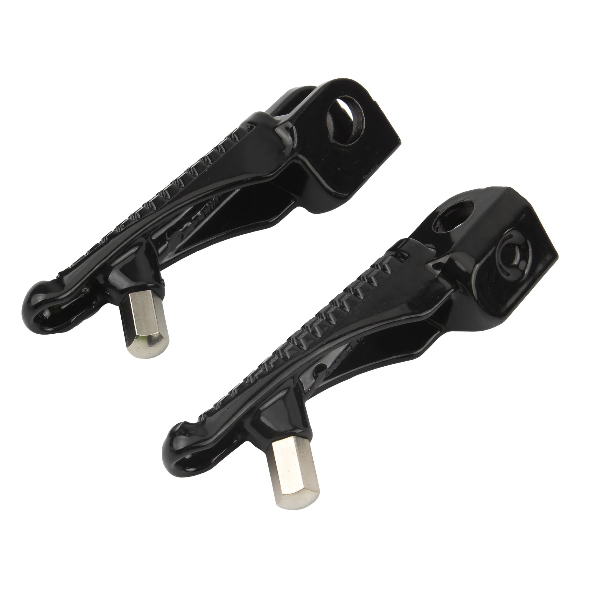 Kawasaki Front & Rear Foot Pegs – ZX-6R / ZX-9R / ZX-10R / Z750 / Z1000 / Ninja 250R / ER-6N / ER-6F / GTR1400 / ZZR1400 – Black or Silver – $20