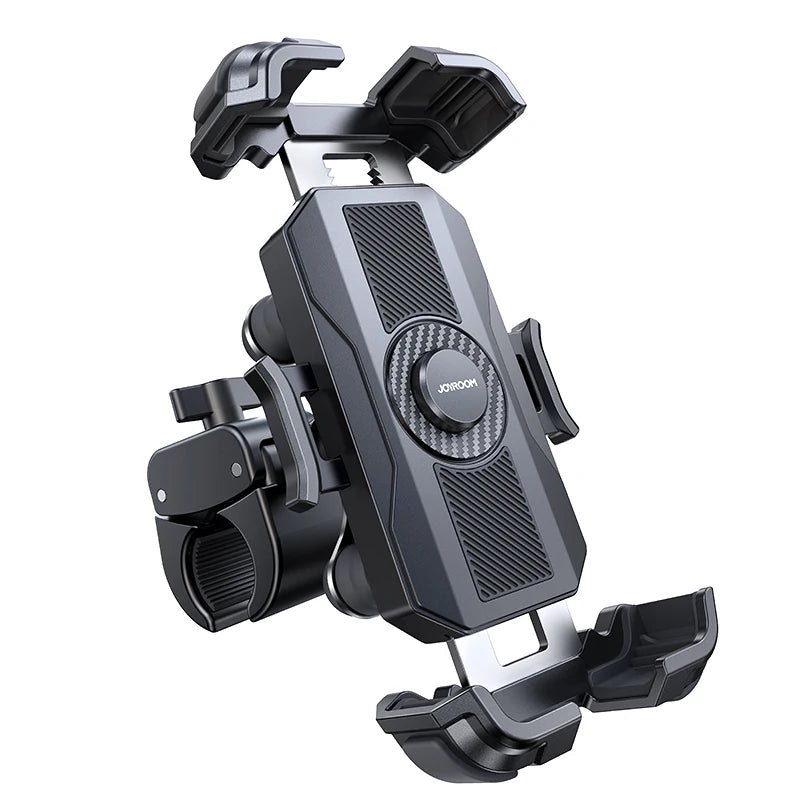 JOYROOM Anti-Vibration Motorcycle Phone Mount – 360° One-Hand Handlebar Holder for 4.7–7" Phones