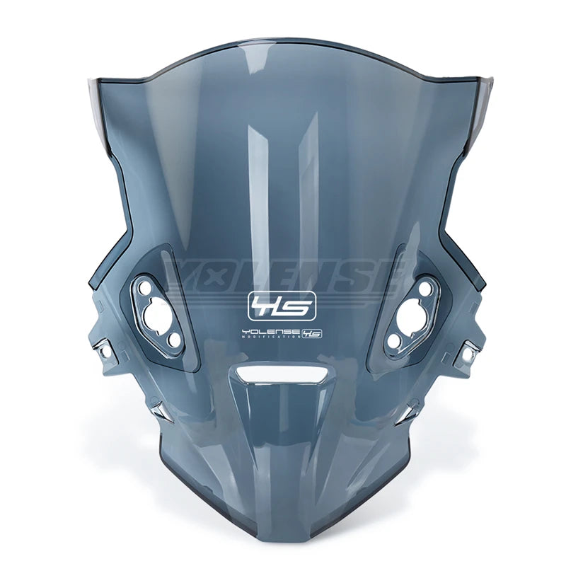Fit for CFMOTO 675SR 675SR-R 675 SR SRR Motorcycle Accessories Windscreen Wind Deflectors Double Bubble Windshield Screen – YOLENSE ABS Plastic With YLS / NO LOGO Black Gray Light Gray