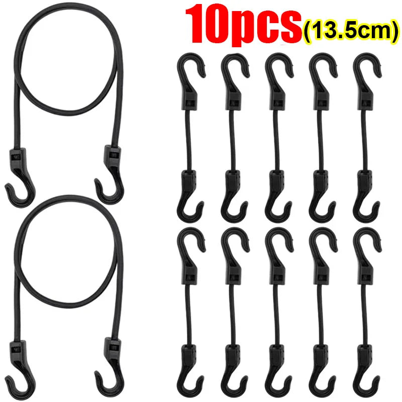 Bungee Straps – Heavy Duty Elastic Tie Down Straps with Hooks