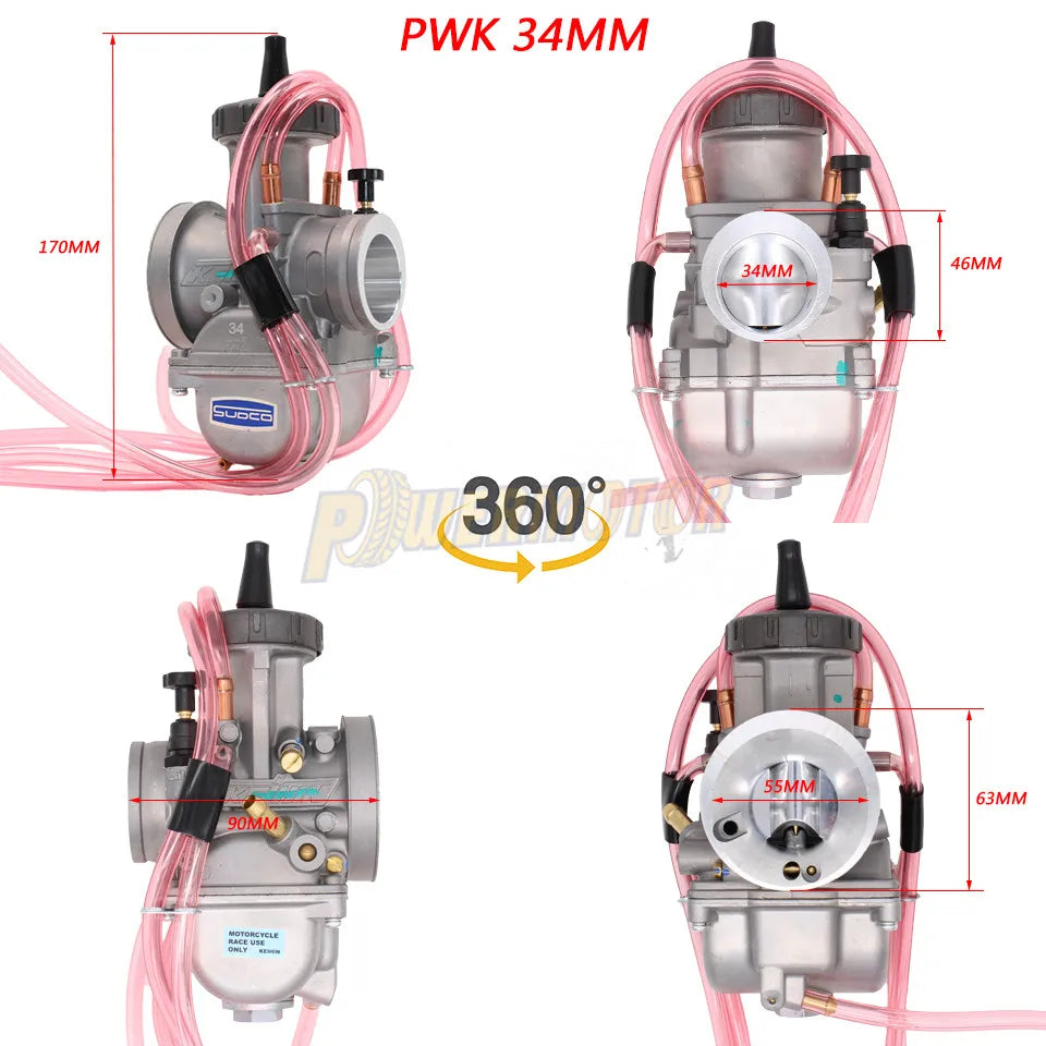 PWK Carburetor 33–42mm Racing Dirt Bike