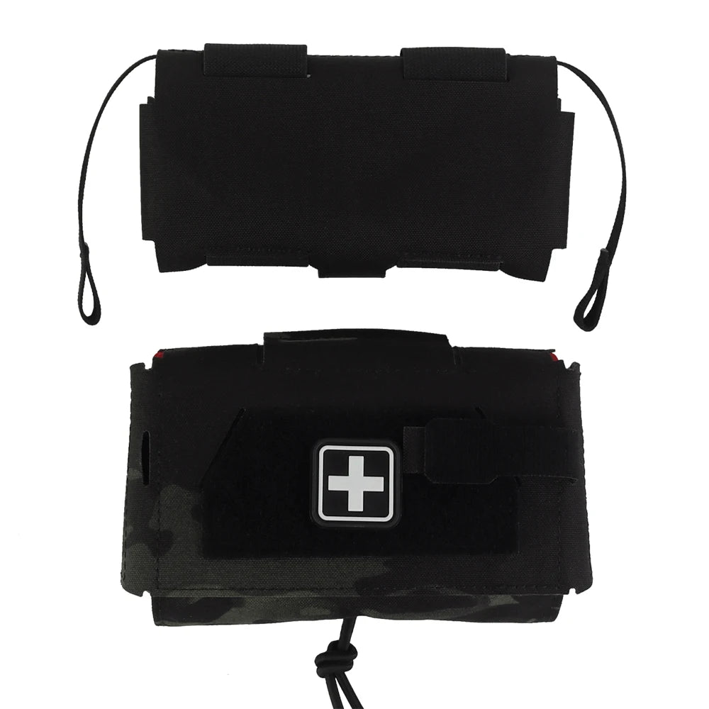 Tactical MD2 Compact Medical Pouch V3 IFAK MOLLE First Aid Trauma Kit for Hunting Camping Patrol Motorcycle Survival