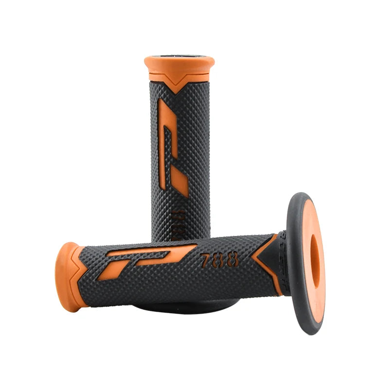 Motorcycle Handlebar Grips 7/8" 22mm 24mm Gel Rubber Universal Anti-Slip Racing Grips for ATV Dirt Pit Bike Motocross Scooter MTB Bicycle – 6 Colors