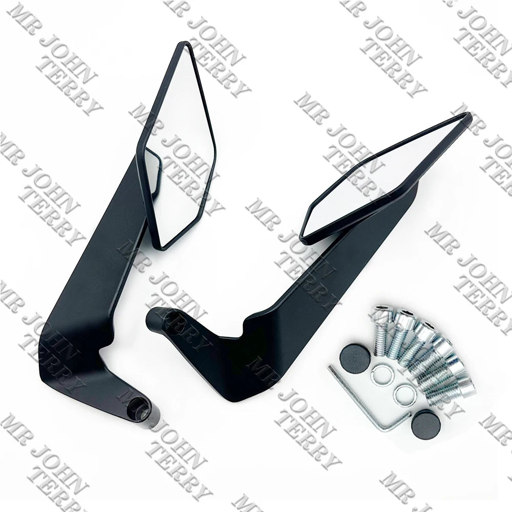 For YAMAHA MT 07 MT07 MT 09 MT09 SP MT 10 MT10 SP Motorcycle Mirrors Stealth Winglets Mirror Kits To Rotate Adjustable Mirrors