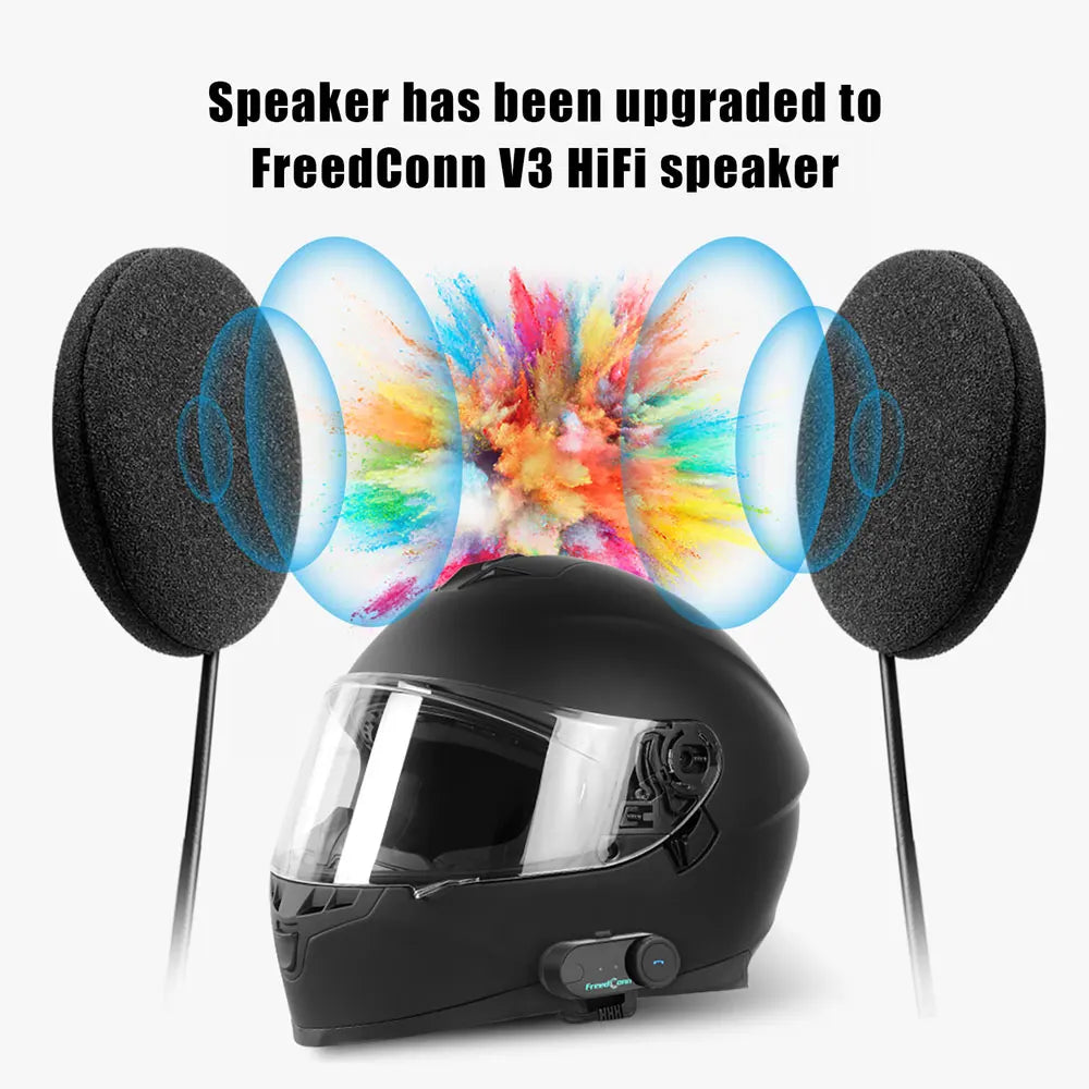 FREEDCONN T-COM VB Motorcycle Bluetooth Intercom – 6-Rider Group