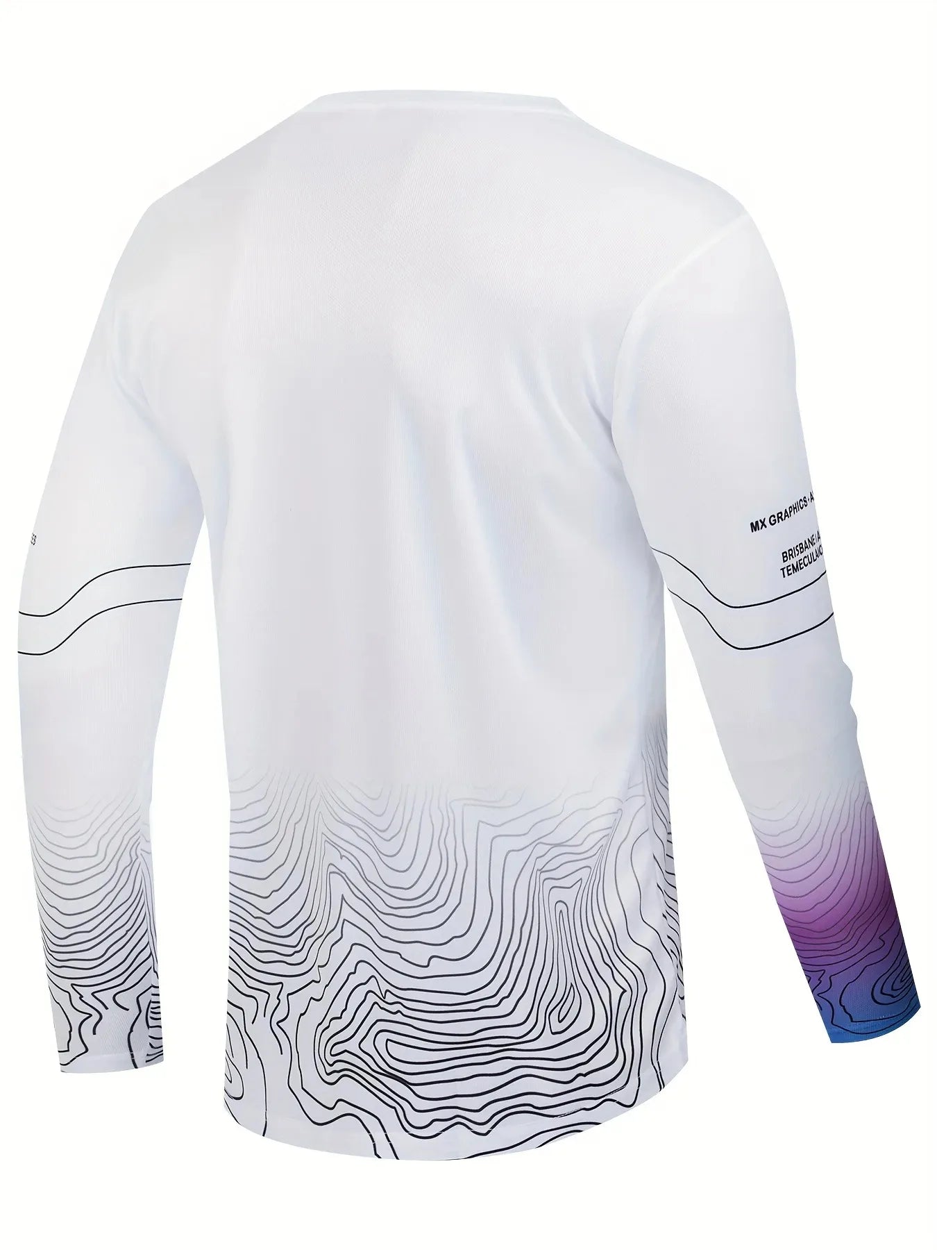 Aerodynamic Motorcycle Racing Suit Quick Dry Long Sleeve Riding Jersey 3D Printed Process Breathable for Sports Wear Cycling