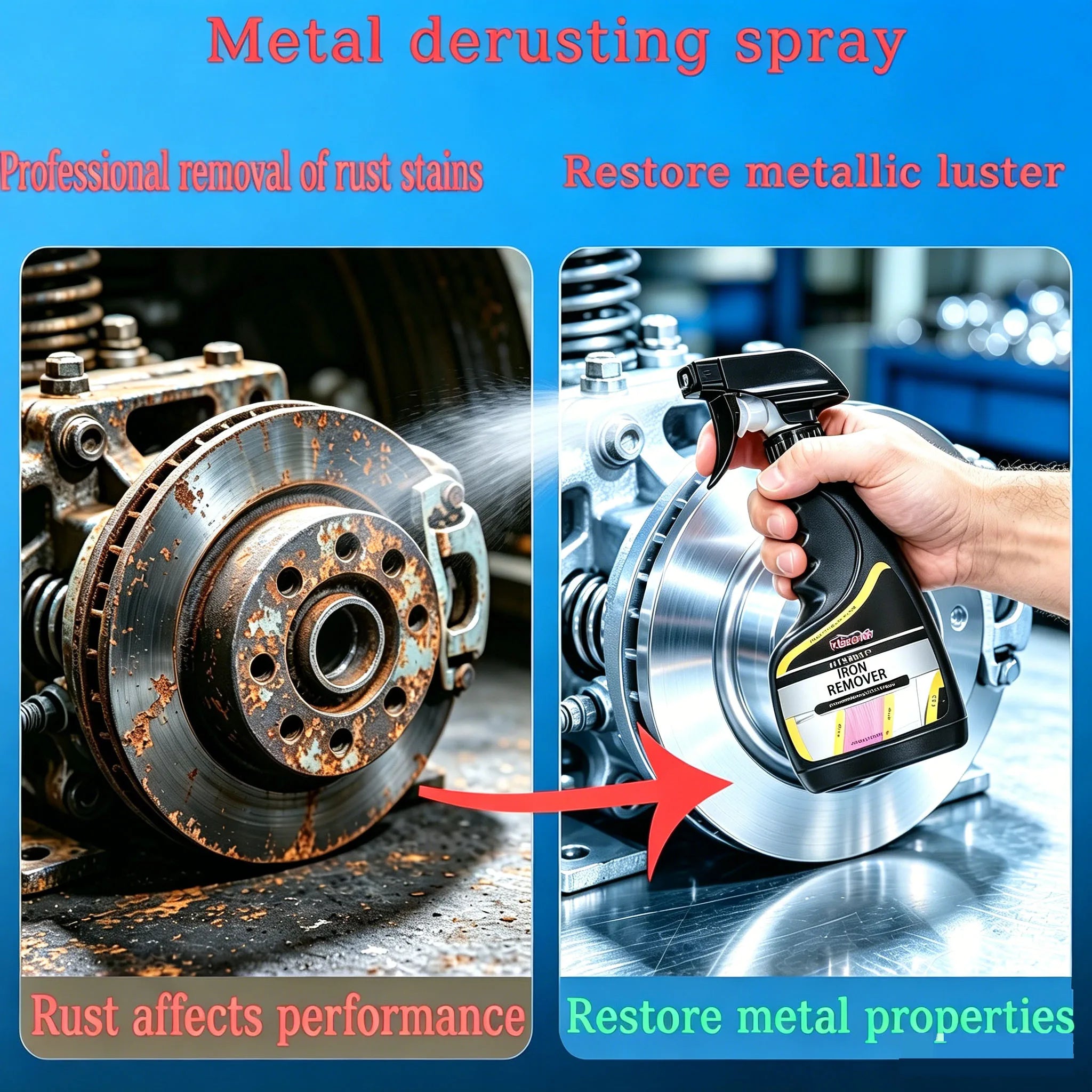HS68 Car Rust Remover - 3PCS
