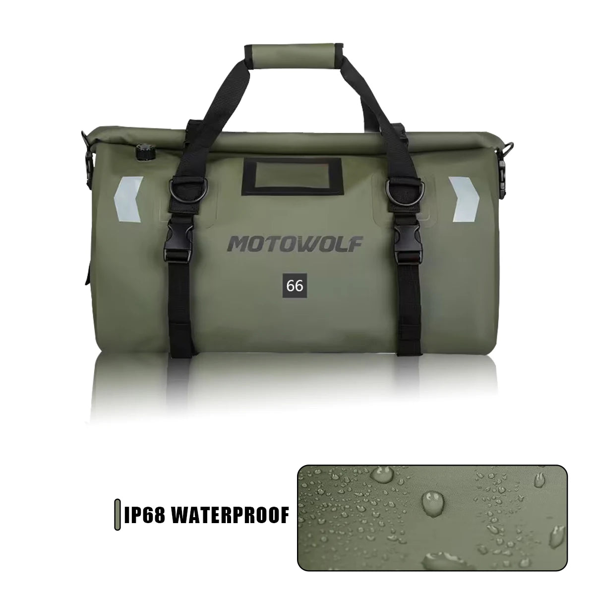Motorcycle Backpack – Waterproof 20L/40L/66L Dry Travel Bag