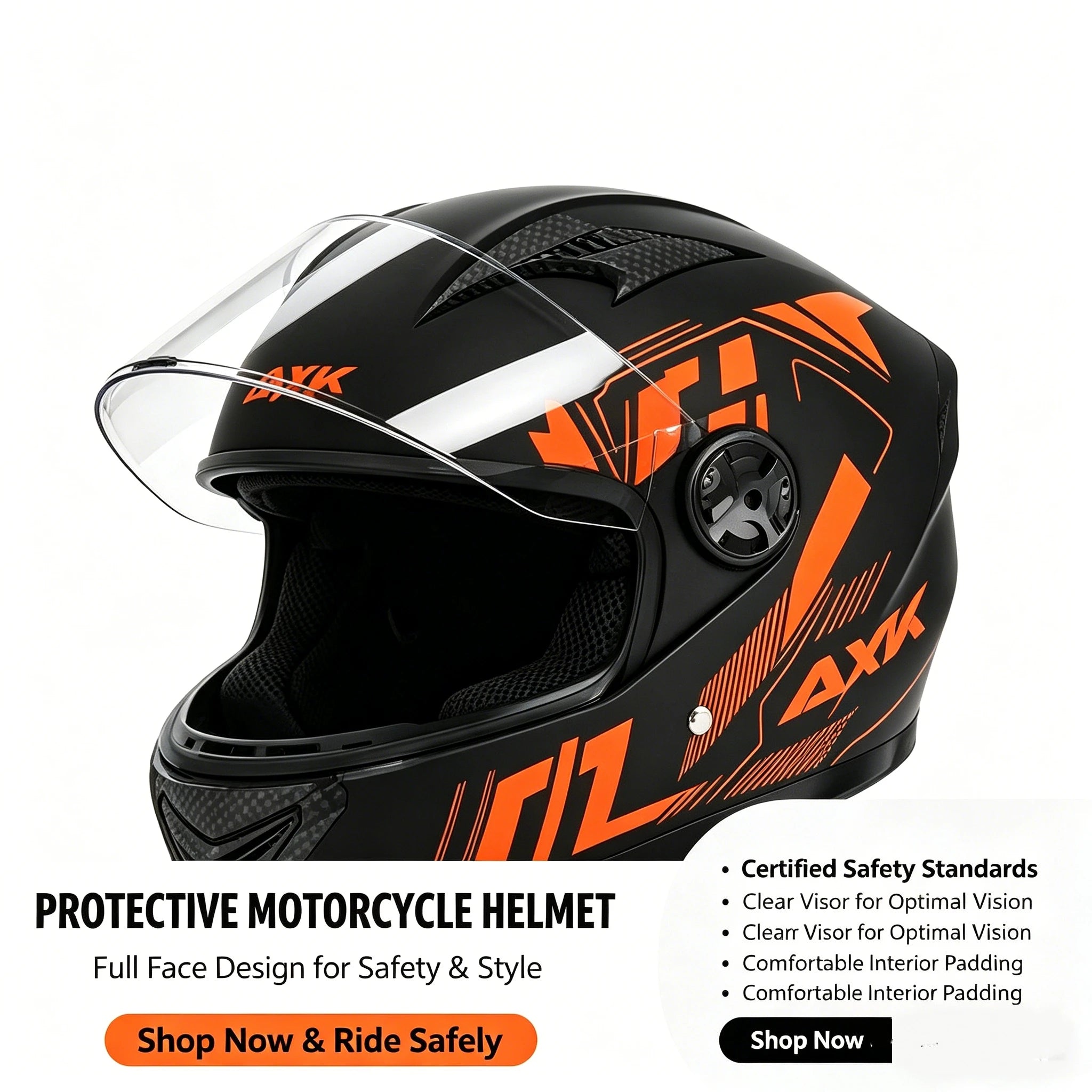Off Road Motocross Helmet for ATV and Dirt Bike