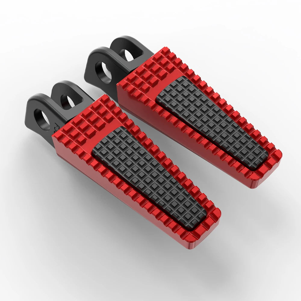 Kawasaki Z650 Anniversary / Z650RS / Z1000SX / ZX-6R / ZX-9R Front Foot Pegs – Adjustable 360° or Straight – CNC Aluminum + Rubber – 7 Colors – $75–$90