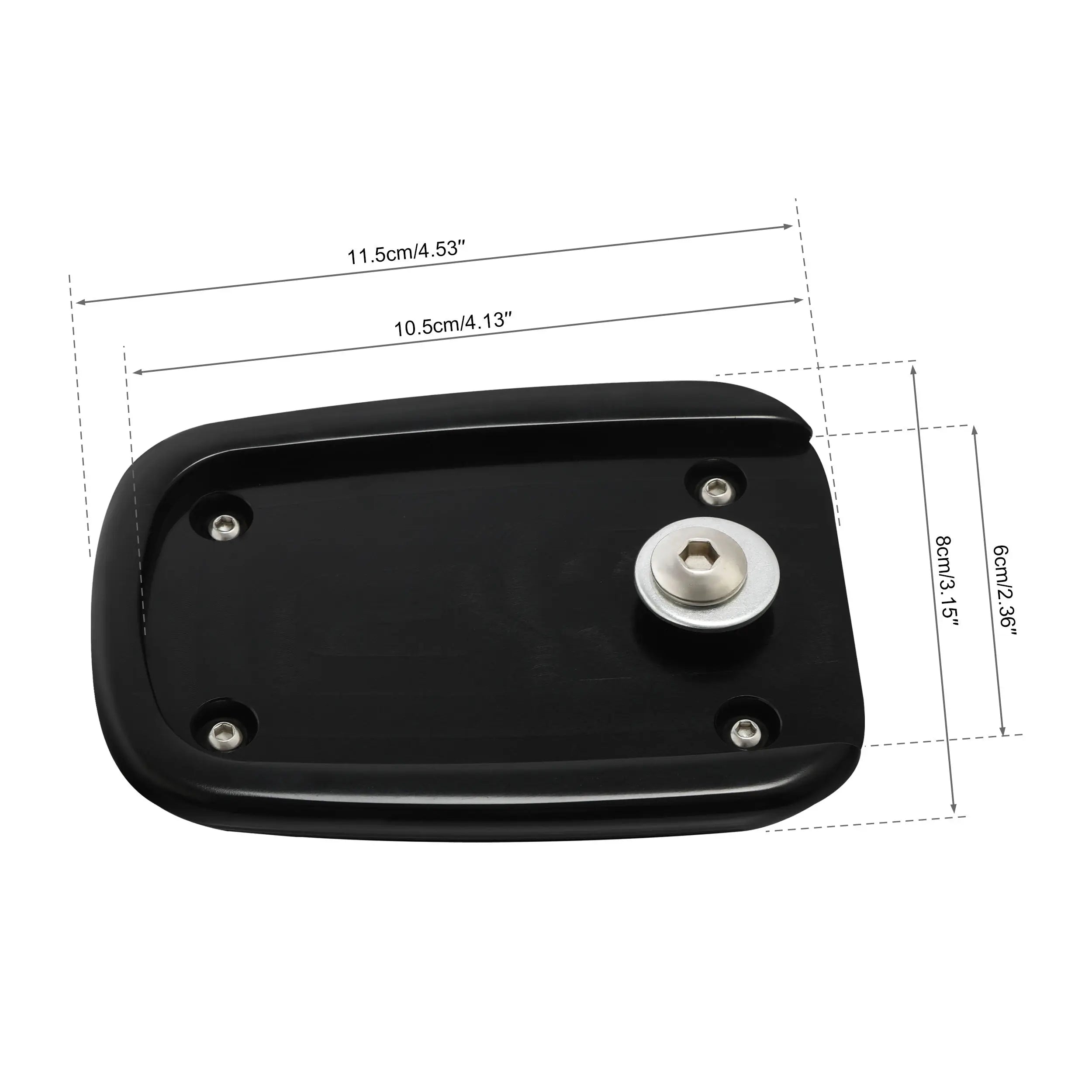 Rear Brake Pedal Pad Cover For Harley Touring 1980-2022 Softail 1986-2017 FLD 2012-2016 Motorcycle