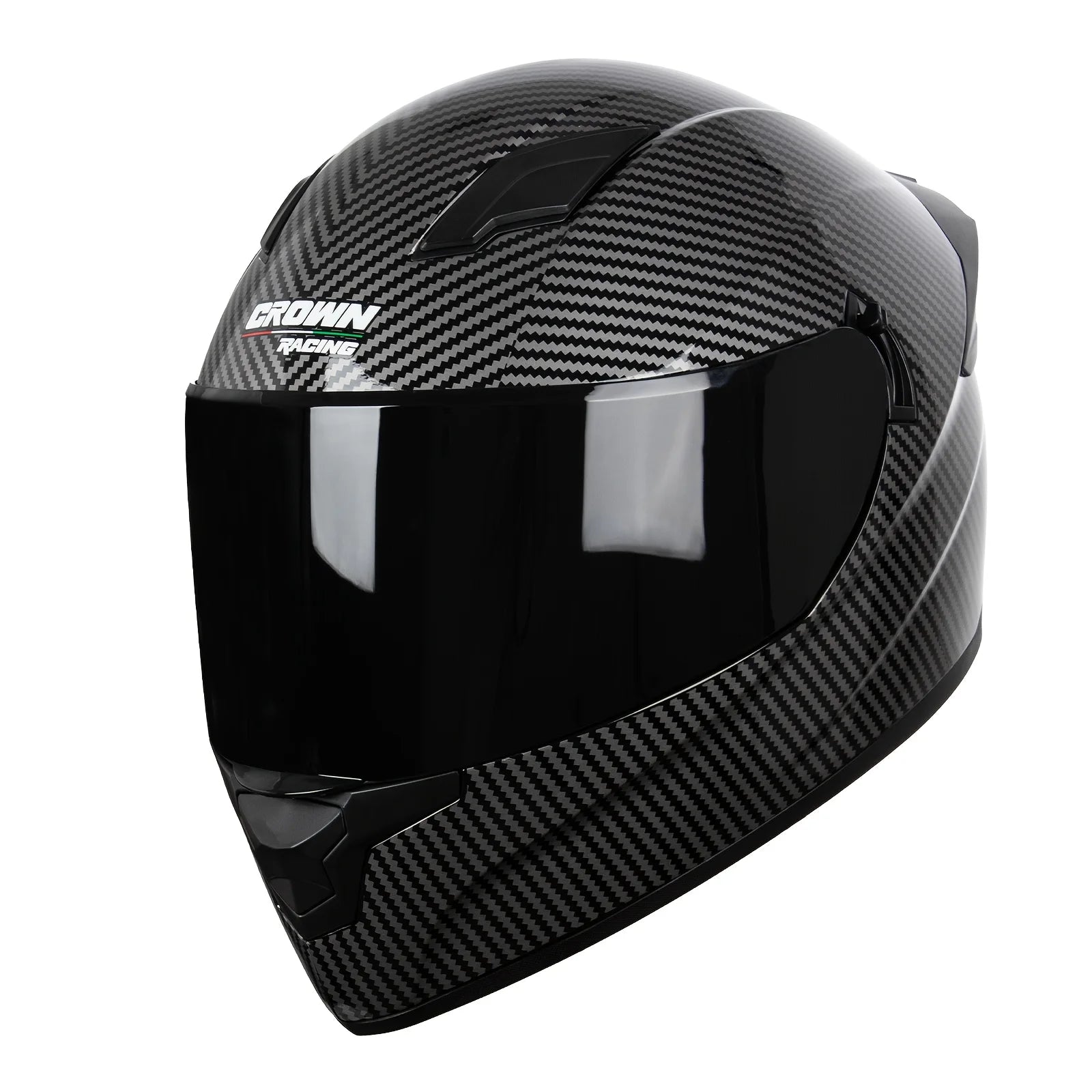 CrownRacing Full Face Motorcycle Helmet – Street & Racing Helmet